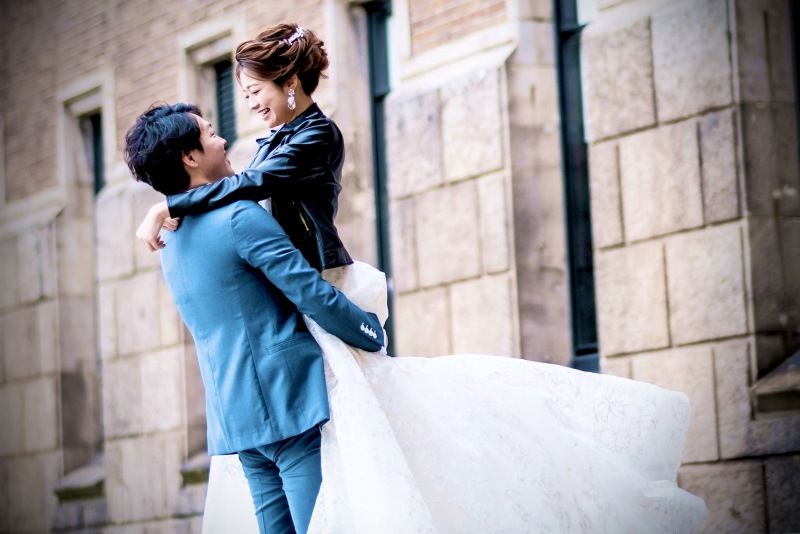 ONE PHOTOWEDDING OSAKA-JO_歴史的建造物で撮影できる