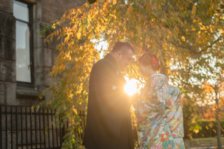 ONE PHOTOWEDDING OSAKA-JO_夕焼け・ナイトでロマンチックに