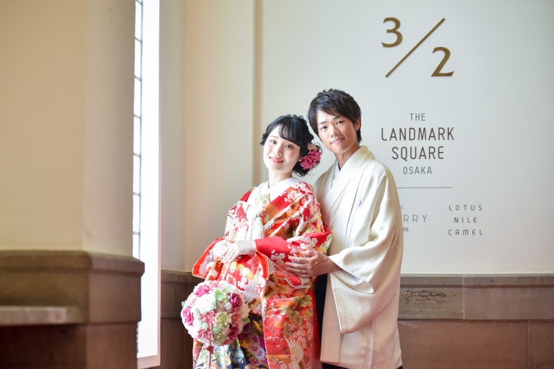 ONE PHOTOWEDDING OSAKA-JO_色打掛・着物が豊富