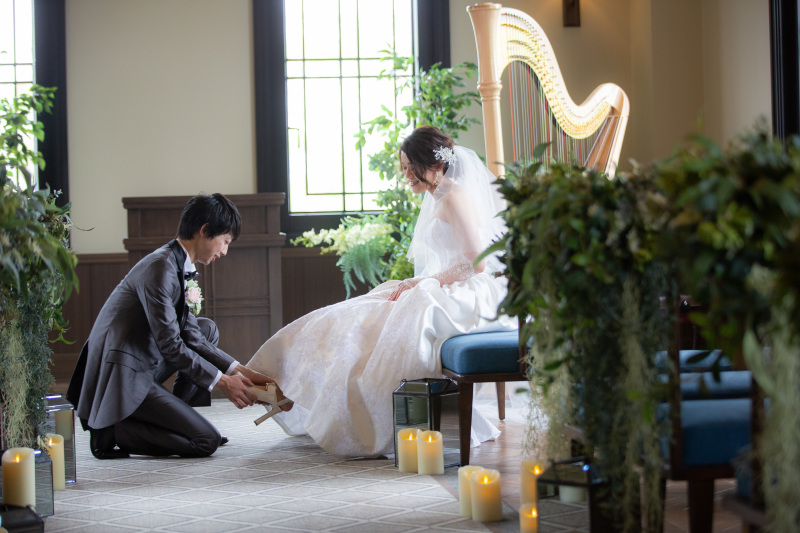 ONE PHOTOWEDDING OSAKA-JO_チャペルで撮影できる