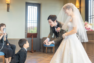 ONE PHOTOWEDDING OSAKA-JO_チャペル　挙式風フォト
