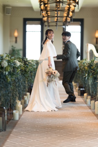 ONE PHOTOWEDDING OSAKA-JO_チャペル　挙式風フォト