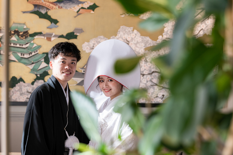 ONE PHOTOWEDDING OSAKA-JO_歴史的建造物で撮影できる