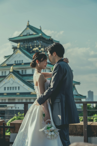 ONE PHOTOWEDDING OSAKA-JO_大階段・ルーフトップテラス/ミライザ大阪城
