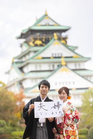 ONE PHOTOWEDDING OSAKA-JO_大阪城公園・庭園
