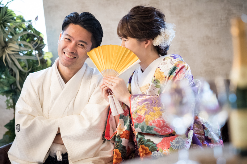 ONE PHOTOWEDDING OSAKA-JO_色打掛・着物が豊富