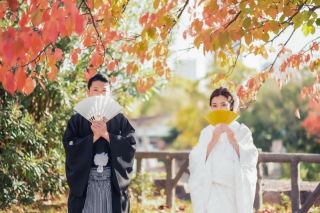 ONE PHOTOWEDDING OSAKA-JO_AUTUMN～紅葉～