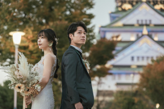 ONE PHOTOWEDDING OSAKA-JO_AUTUMN～紅葉～