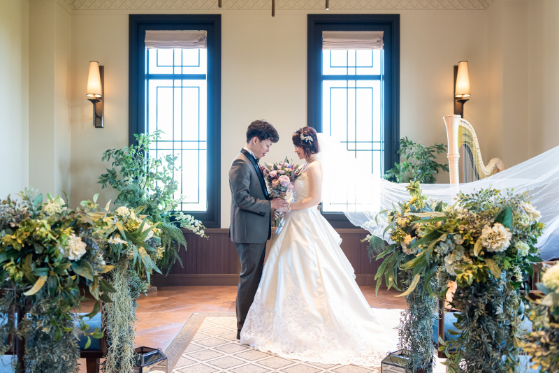 ONE PHOTOWEDDING OSAKA-JO_スタジオで撮影できる