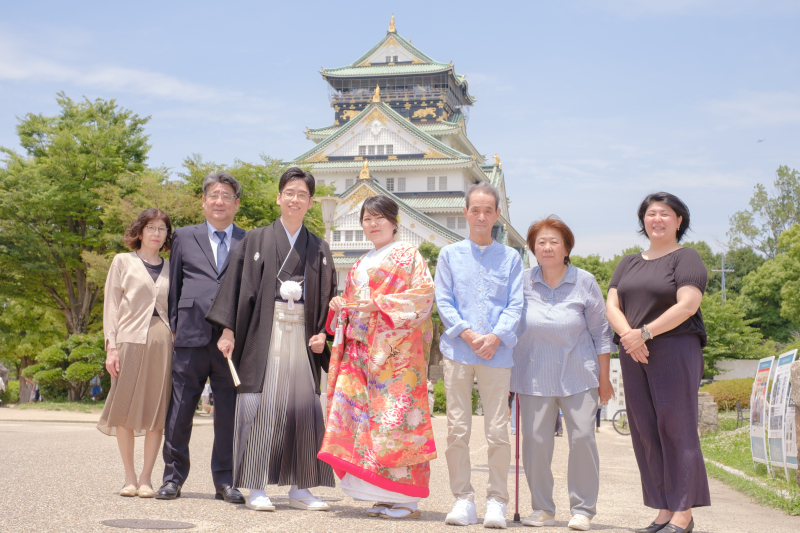 【和装】ご両家同士の新たな絆を形に残すファミリーフォトプラン