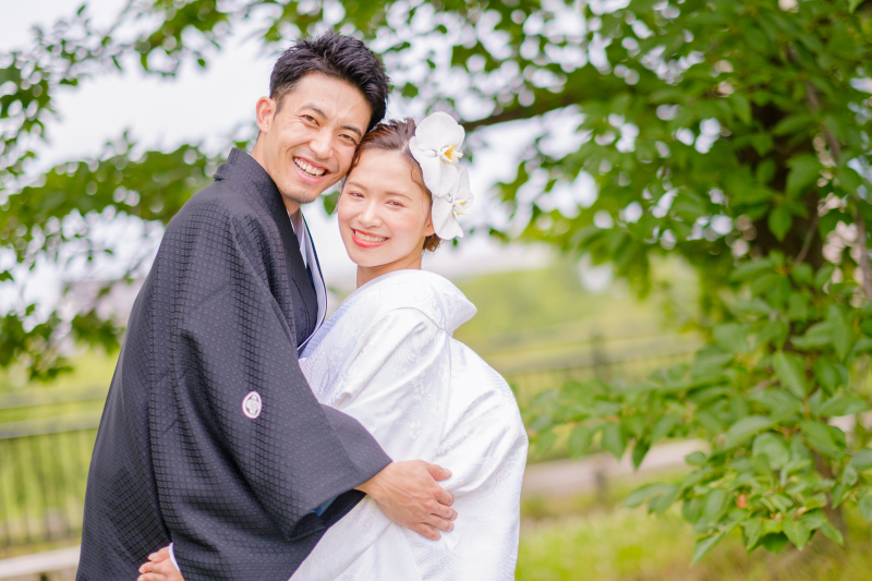 和装【理想の肌質から顔補正まで柔軟な補正対応】内側から輝く美肌加工&美シルエット痩身加工プランで世界一美しい花嫁に