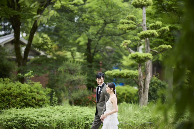 5&sim;7月に撮影される方限定【洋装】西の丸庭園で新緑に囲まれて撮影するプラン