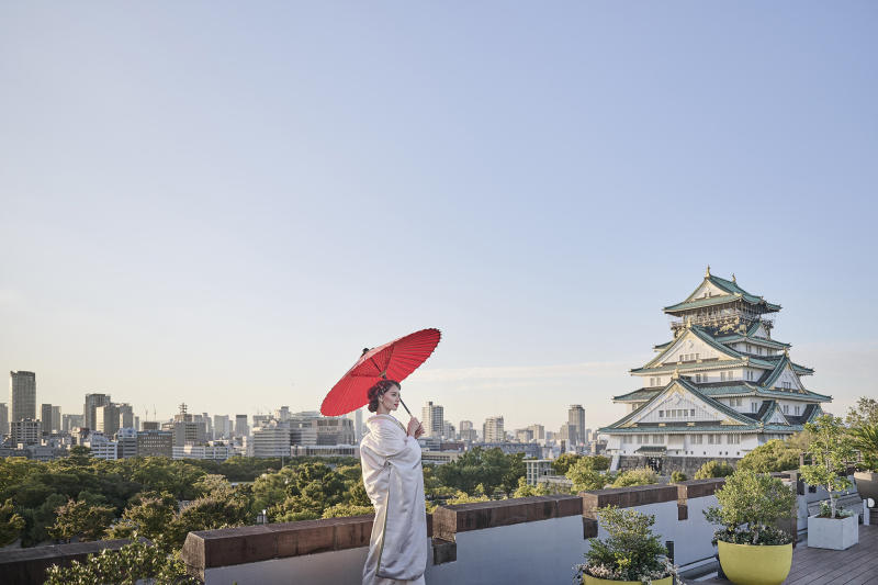 【和装】大阪城周辺で天守閣をバックに撮影ができるプラン
