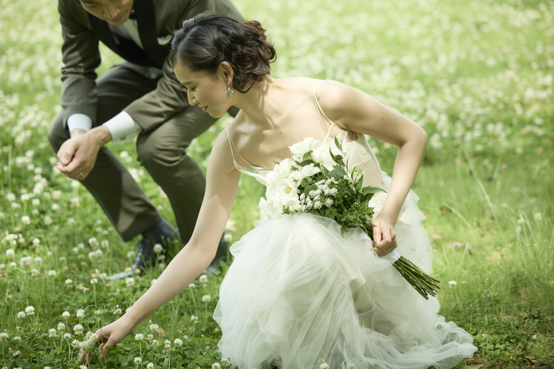 5&sim;7月に撮影される方限定【洋装】西の丸庭園で新緑に囲まれて撮影するプラン