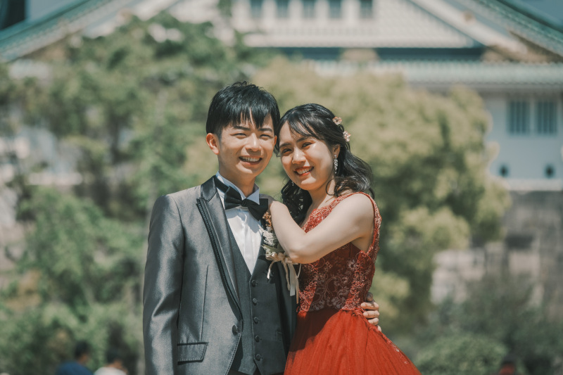 5~7月撮影限定【和洋装】大阪城をバックに輝く新緑と撮影するプラン