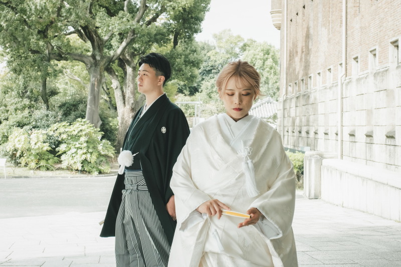 5~7月撮影限定【和装】大阪城をバックに輝く新緑と撮影するプラン