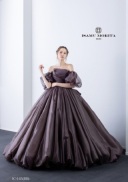 フロントプリーツブラウン