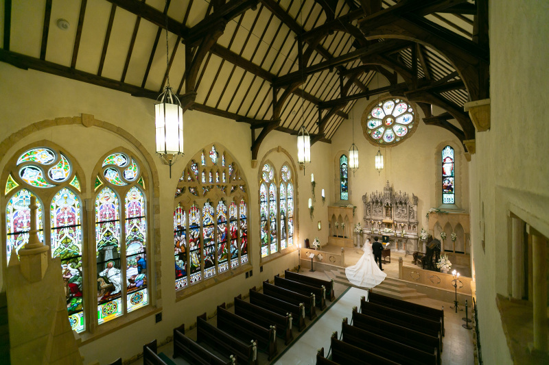 ラファエル礼拝堂で