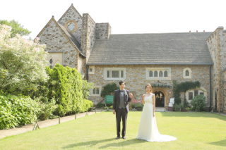 結婚式本番前にふたりらしく撮影♡