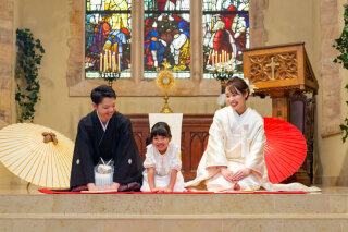 家族３人でのフォトウエディング