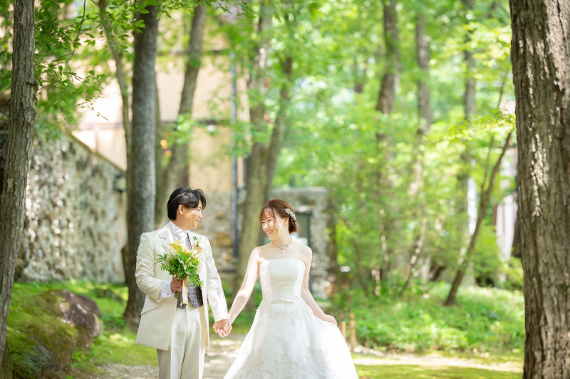 思い出の地でのフォトウェディング