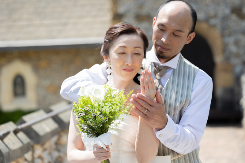 晴天に恵まれて