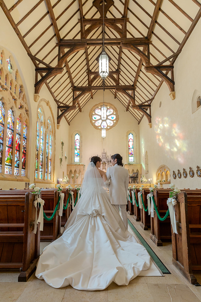 バージンロードで