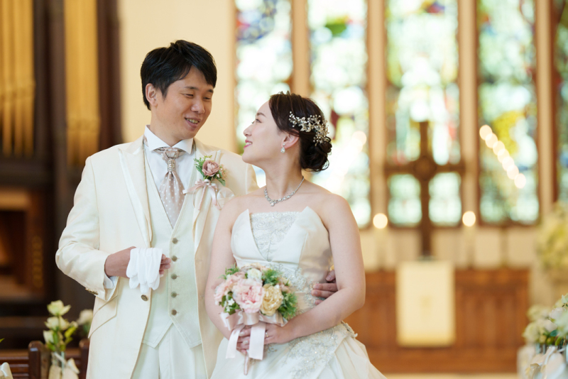 ステンドグラスの輝きに包まれながら・・・