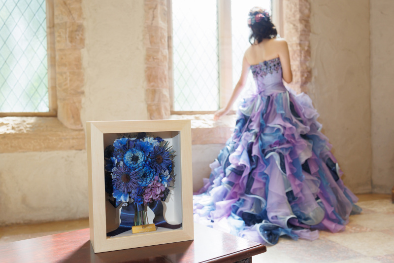 ブーケと一緒に