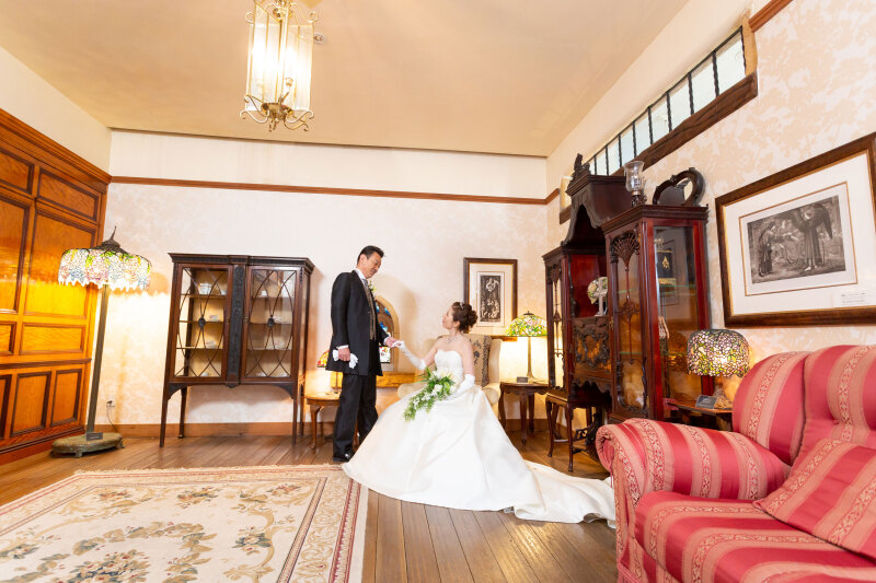 貴族の館をモチーフにした建物で