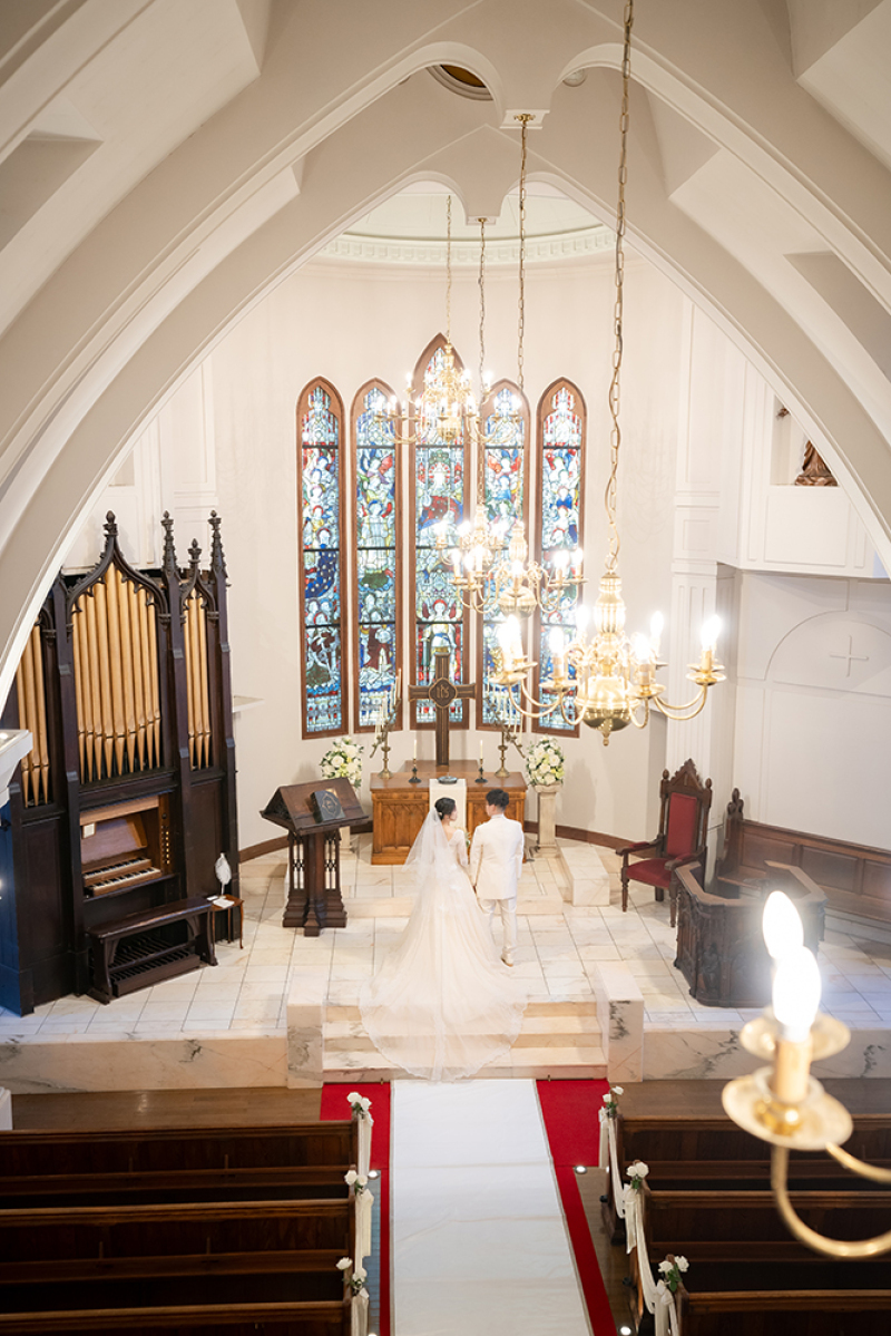 煌めくチャペルで