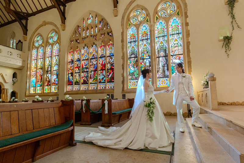 温かな光煌めくフォトウェディング