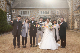 大切な家族に囲まれて