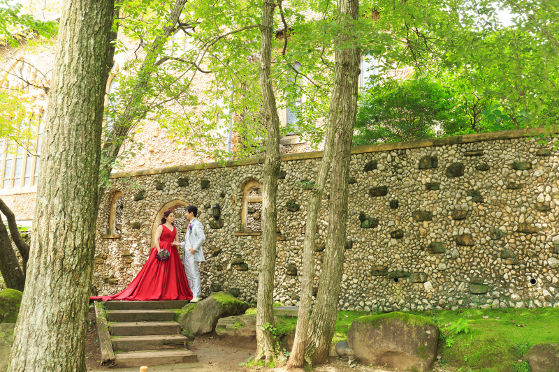 豊かな自然の中で