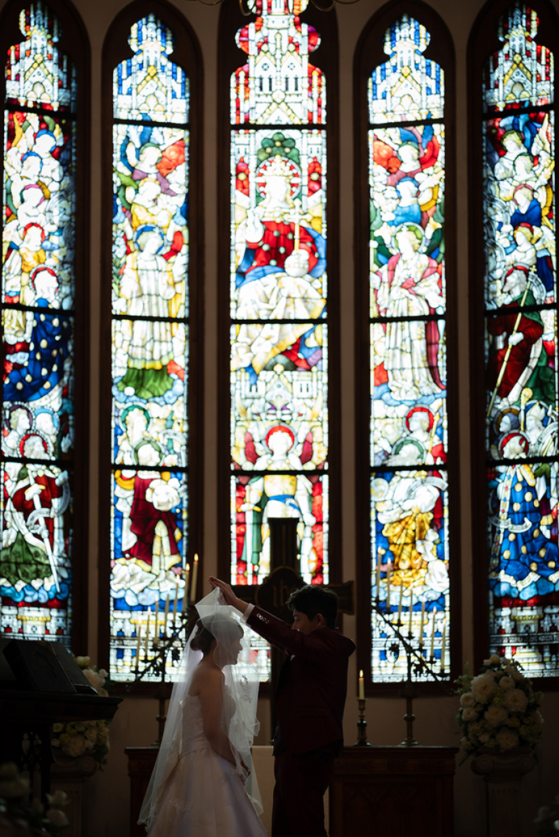 幻想的な雰囲気の中で