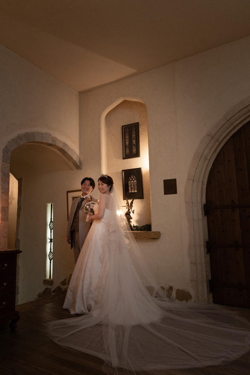 ロマンティックな雰囲気の中で