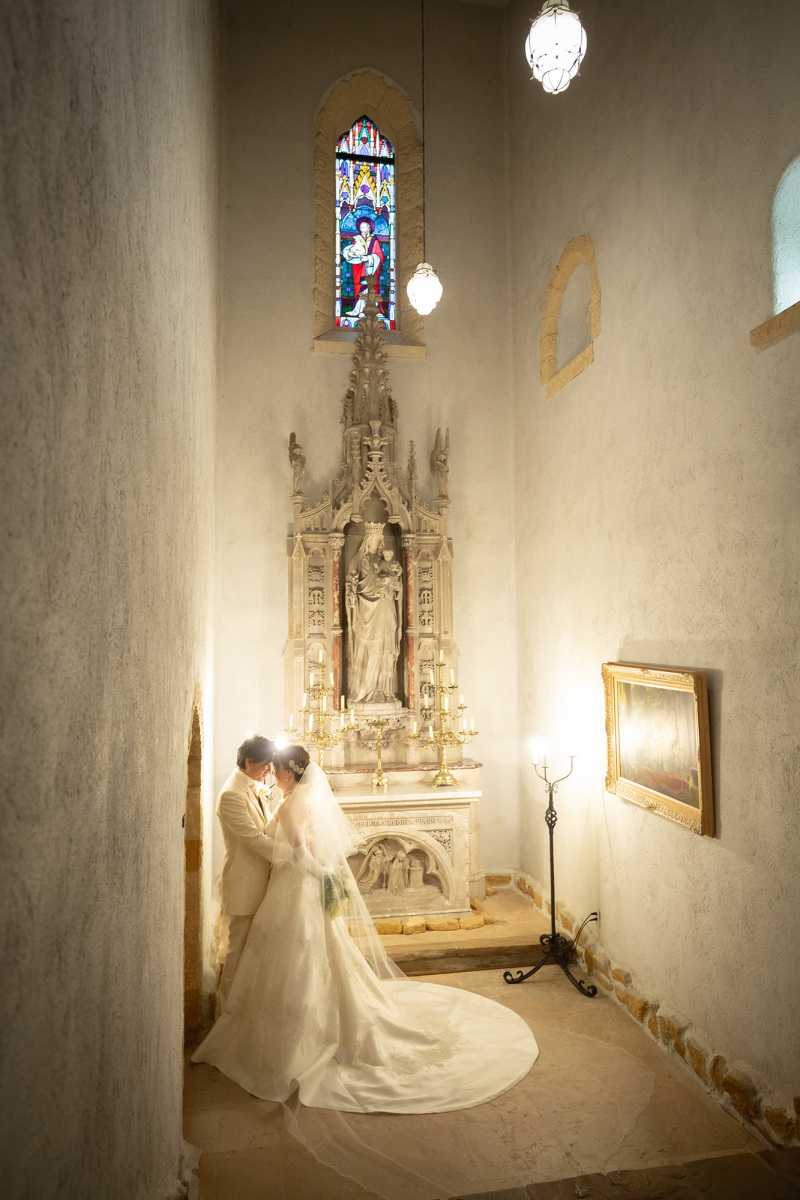 神聖な空間の中で