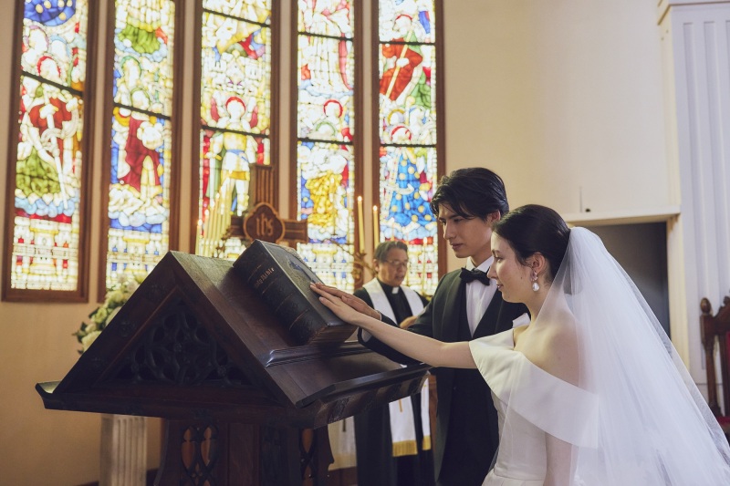 【那須高原セント・ミッシェル教会】ドレス&タキシードフォトプラン