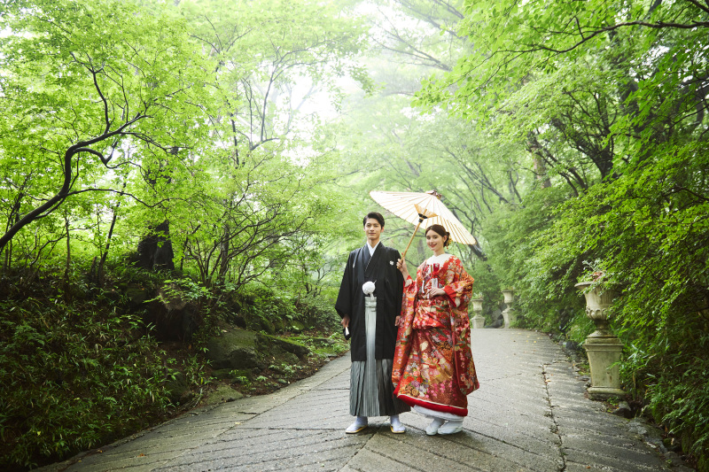 【那須ステンドグラス美術館】和装フォトプラン