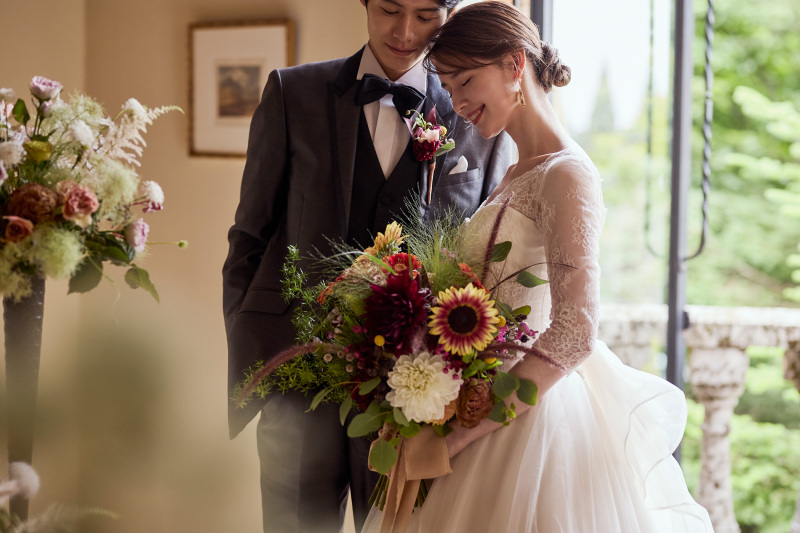 ＼事前来館無！／１DAYフォトウエディング（洋装）【11月までの平日撮影でキャンペーン適用＆衣裳特典付き♪】