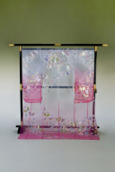 オーガンジー　ピンク