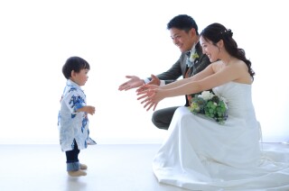 子供と一緒に残すフォトウェディング