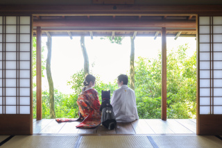 お茶室貸切【午前】（二の丸庭園・勝山亭）
