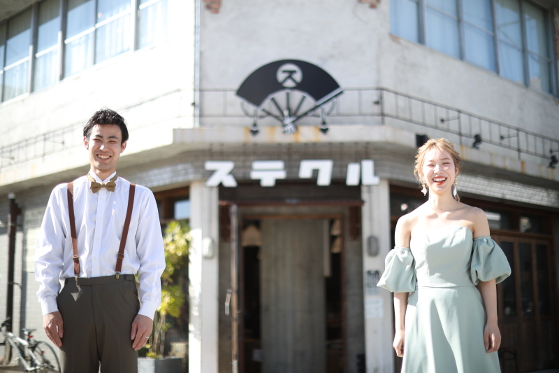 【和洋装】スタジオ+ロケーションプラン|120分撮影・ロケ1ヵ所付き・全データ100カットお渡し|ヘアメイク・着付付き