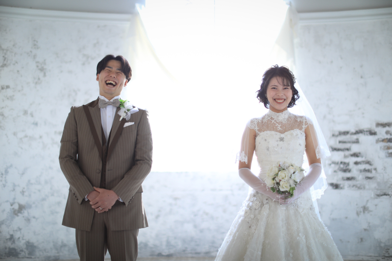 【シンプルに前撮りされたい方へ!】洋装スタジオシンプルプラン|データ1カット