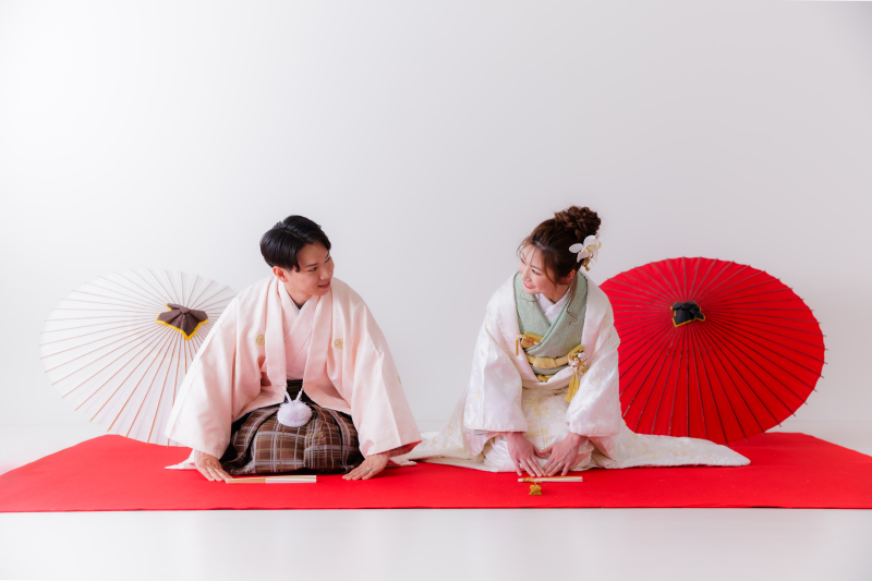 《秋早割キャンペーン|¥187,000→¥134,200》和装・洋装♦スタジオ+ロケフォト♦全データ50カット