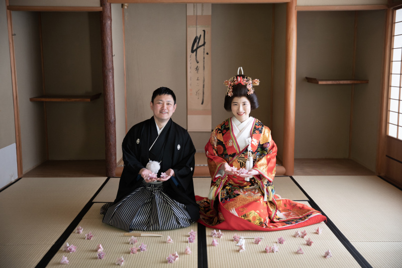 【和装】二の丸庭園お茶室撮影付きプラン|全データ50カット|撮影60分|入園料・定番お茶室料込み(お茶室変更可)