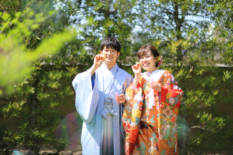 平日限定！【新緑キャンペーン】和洋装ロケ｜衣装グレードアップ無料｜全てのお衣装から選べる【まるこみプラン】