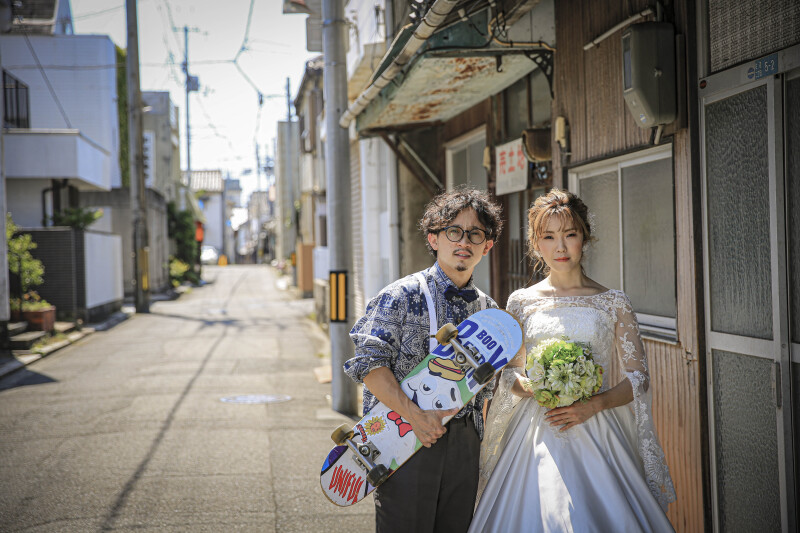 【洋装ロケ】三津浜ロケプラン|60分撮影・全データ50カットお渡し|ヘアメイク・着付付き