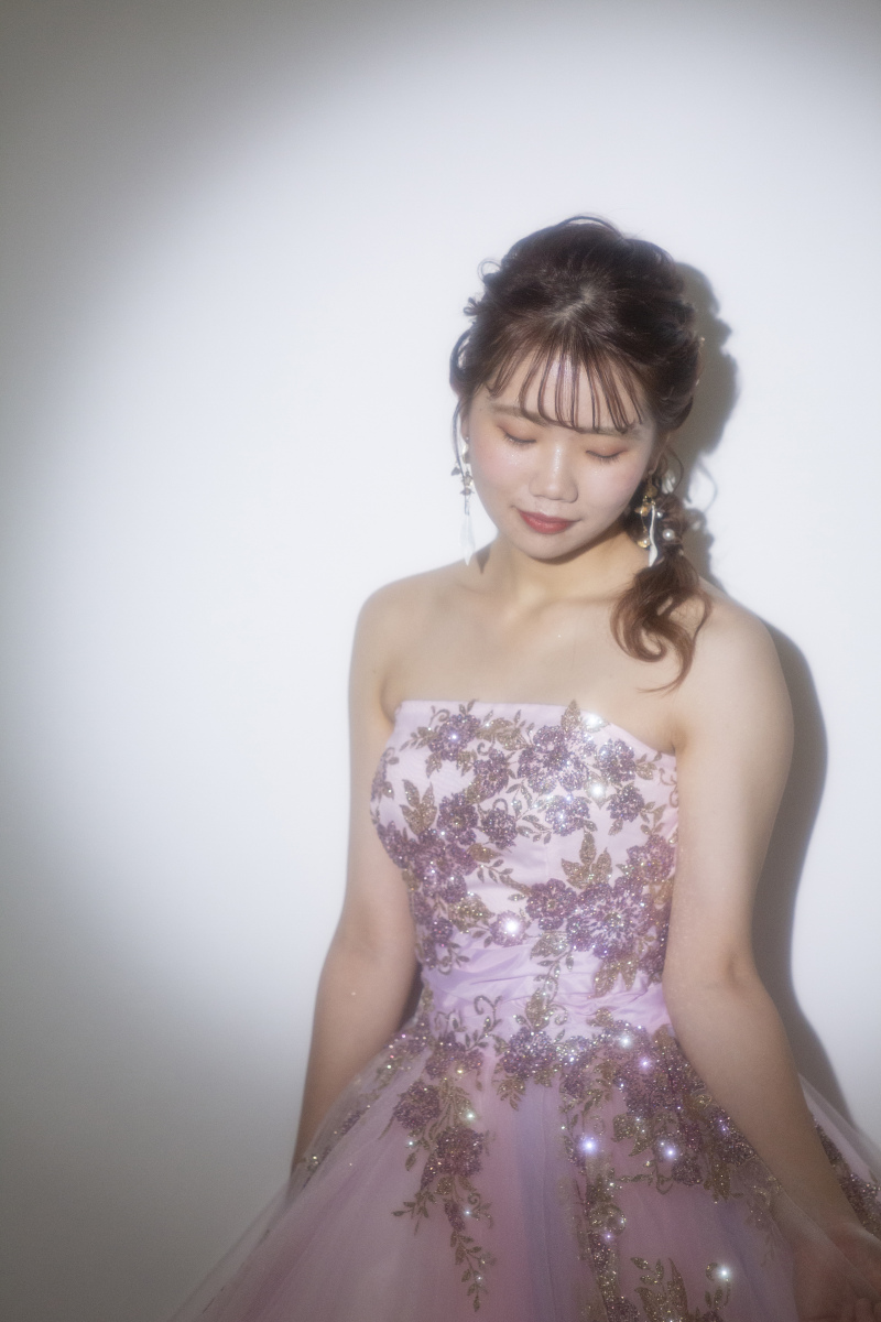 【ソロウェディング】洋装スタジオ撮影|全データ30カット|撮影60分